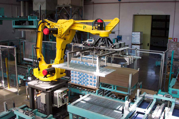 Μηχανήματα παλετοποίησης – παλεταριστικά για τρόφιμα Μηχανήματα παλετοποίησης – παλεταριστικά για τρόφιμα